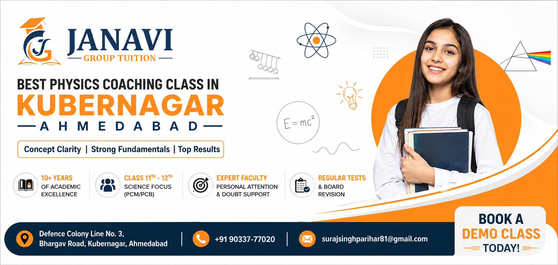Best Physics Tuition Class in Kubernagar Ahmedabad